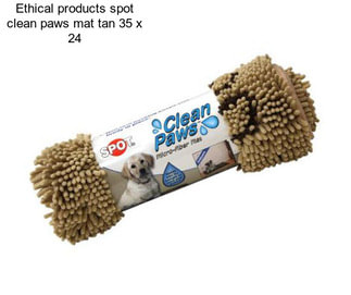 Ethical products spot clean paws mat tan 35\