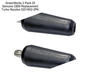 GreenWorks 2 Pack Of Genuine OEM Replacement Turbo Nozzles 5201802-2PK