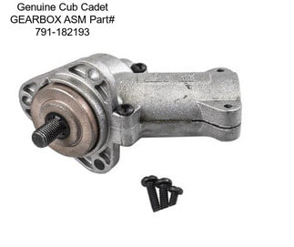 Genuine Cub Cadet GEARBOX ASM Part# 791-182193