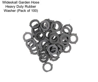 Wideskall Garden Hose Heavy Duty Rubber Washer (Pack of 100)