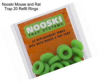 Nooski Mouse and Rat Trap 20 Refill Rings