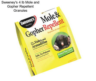Sweeney\'s 4 lb Mole and Gopher Repellent Granules