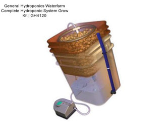 General Hydroponics Waterfarm Complete Hydroponic System Grow Kit | GH4120