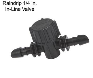 Raindrip 1/4 In. In-Line Valve