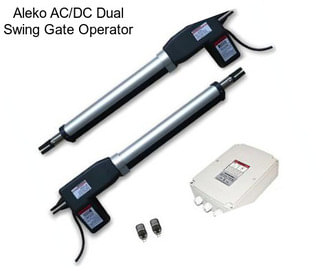 Aleko AC/DC Dual Swing Gate Operator