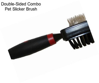 Double-Sided Combo Pet Slicker Brush