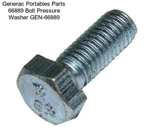 Generac Portables Parts 66889 Bolt Pressure Washer GEN-66889