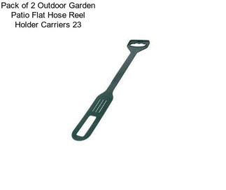 Pack of 2 Outdoor Garden Patio Flat Hose Reel Holder Carriers 23\