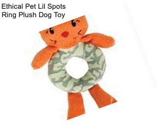 Ethical Pet Lil Spots Ring Plush Dog Toy