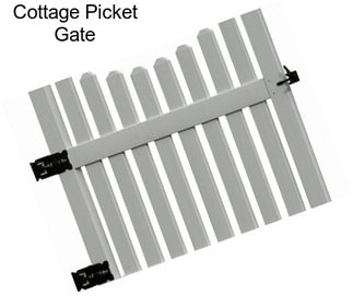 Cottage Picket Gate