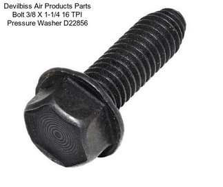 Devilbiss Air Products Parts Bolt 3/8\