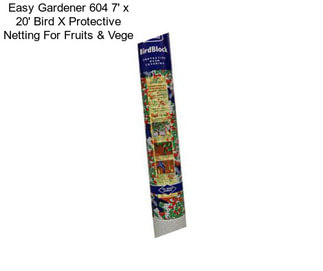 Easy Gardener 604 7\' x 20\' Bird X Protective Netting For Fruits & Vege