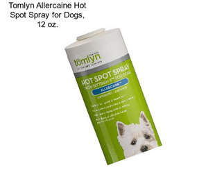 Tomlyn Allercaine Hot Spot Spray for Dogs, 12 oz.