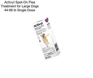 Activyl Spot-On Flea Treatment for Large Dogs 44-88 lb Single Dose