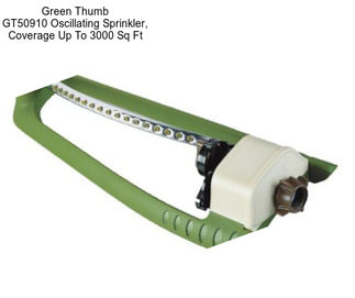 Green Thumb GT50910 Oscillating Sprinkler, Coverage Up To 3000 Sq Ft