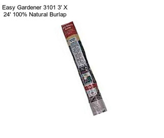 Easy Gardener 3101 3\' X 24\' 100% Natural Burlap