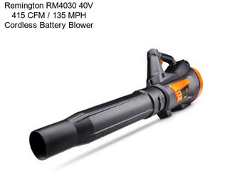 Remington RM4030 40V 415 CFM / 135 MPH Cordless Battery Blower