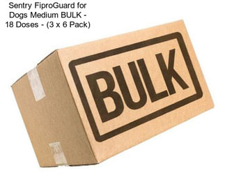 Sentry FiproGuard for Dogs Medium BULK - 18 Doses - (3 x 6 Pack)