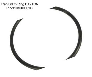 Trap Lid O-Ring DAYTON PP21101000001G