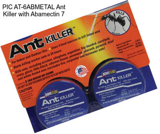 PIC AT-6ABMETAL Ant Killer with Abamectin 7