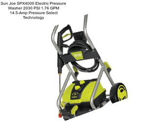 Sun Joe SPX4000 Electric Pressure Washer 2030 PSI 1.76 GPM 14.5-Amp Pressure Select Technology