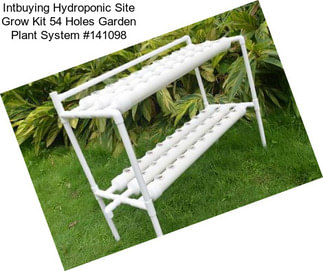 Intbuying Hydroponic Site Grow Kit 54 Holes Garden Plant System #141098