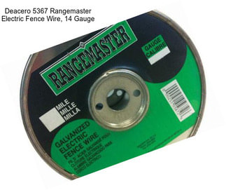 Deacero 5367 Rangemaster Electric Fence Wire, 14 Gauge