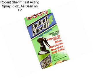 Rodent Sheriff Fast Acting Spray, 8 oz, As Seen on TV