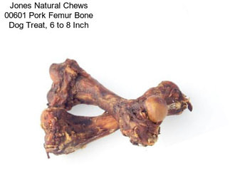 Jones Natural Chews 00601 Pork Femur Bone Dog Treat, 6 to 8 Inch