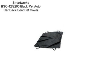 Smartworks BSC-12/2280 Black Pet Auto Car Back Seat Pet Cover