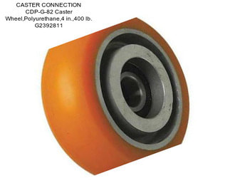 CASTER CONNECTION CDP-G-82 Caster Wheel,Polyurethane,4 in.,400 lb. G2392811