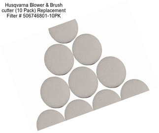 Husqvarna Blower & Brush cutter (10 Pack) Replacement Filter # 506746801-10PK