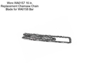 Worx WA0157 16 in. Replacement Chainsaw Chain Blade for WA0158 Bar