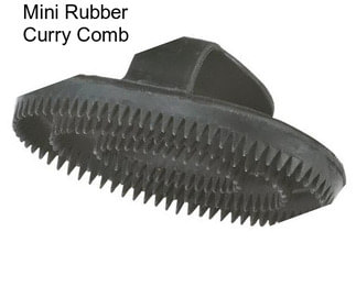 Mini Rubber Curry Comb