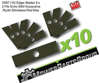 S087 (10) Edger Blades 8\