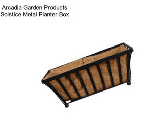 Arcadia Garden Products Solstice Metal Planter Box