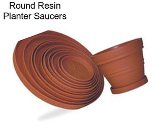 Round Resin Planter Saucers