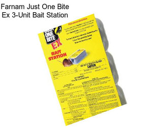 Farnam Just One Bite Ex 3-Unit Bait Station