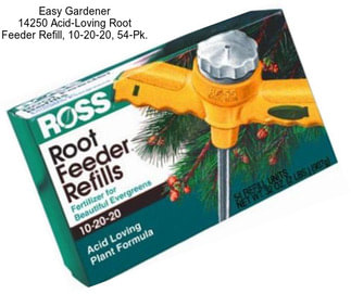 Easy Gardener 14250 Acid-Loving Root Feeder Refill, 10-20-20, 54-Pk.