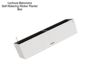 Lechuza Balconera Self-Watering Wicker Planter Box