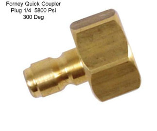 Forney Quick Coupler Plug 1/4 \