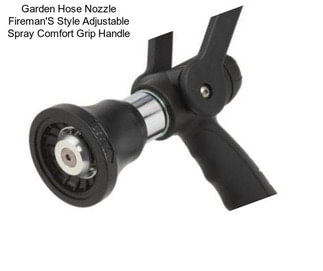 Garden Hose Nozzle Fireman\'S Style Adjustable Spray Comfort Grip Handle