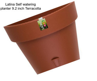 Latina Self watering planter 9.2 inch Terracotta