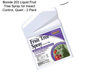 Bonide 203 Liquid Fruit Tree Spray for Insect Control, Quart - 2 Pack