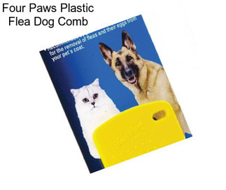 Four Paws Plastic Flea Dog Comb