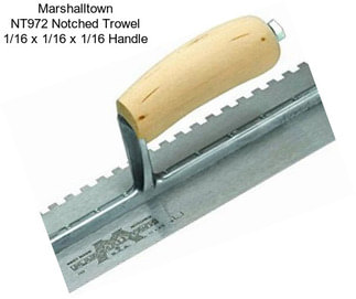 Marshalltown NT972 Notched Trowel 1/16 x 1/16 x 1/16\