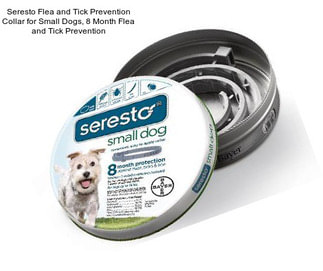 Seresto Flea and Tick Prevention Collar for Small Dogs, 8 Month Flea and Tick Prevention