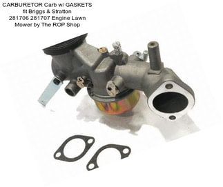 CARBURETOR Carb w/ GASKETS fit Briggs & Stratton 281706 281707 Engine Lawn Mower by The ROP Shop
