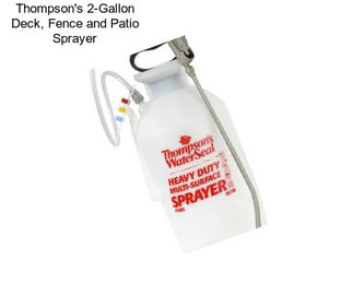 Thompson\'s 2-Gallon Deck, Fence and Patio Sprayer