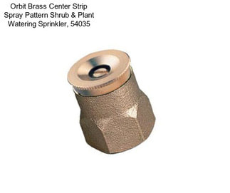 Orbit Brass Center Strip Spray Pattern Shrub & Plant Watering Sprinkler, 54035